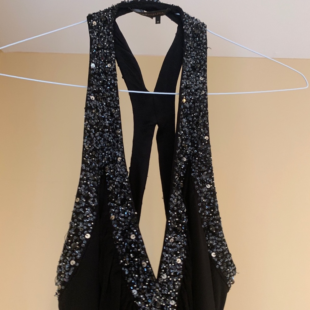 BCBG drape Black  Dress